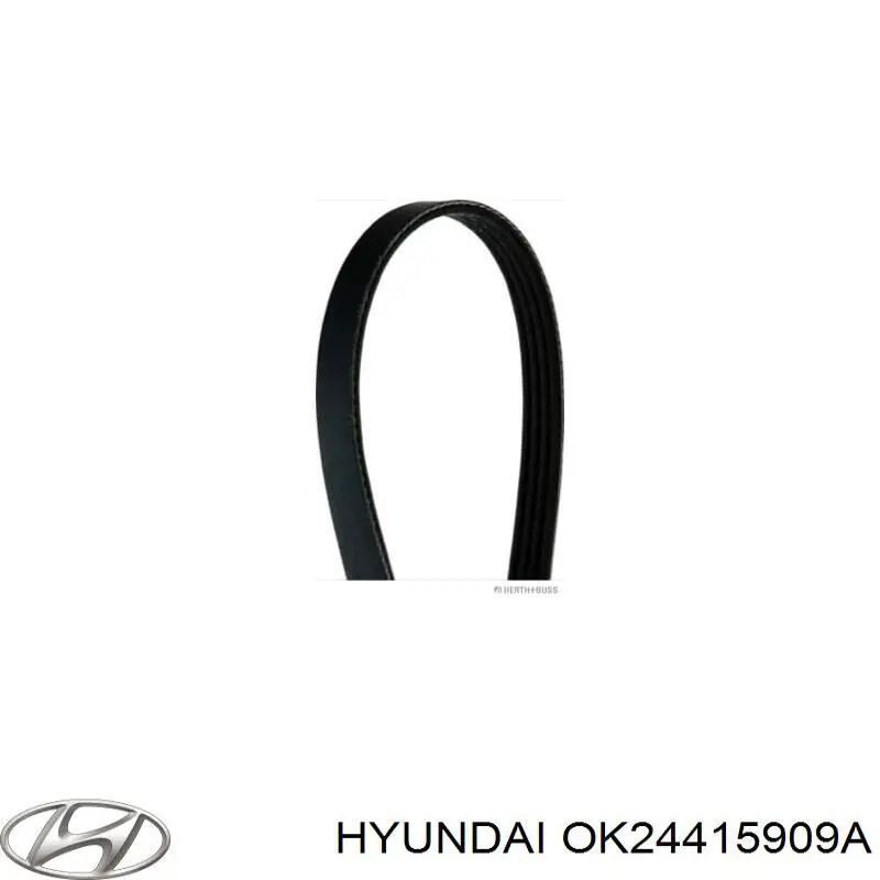 Ремень генератора OK24415909A Hyundai/Kia