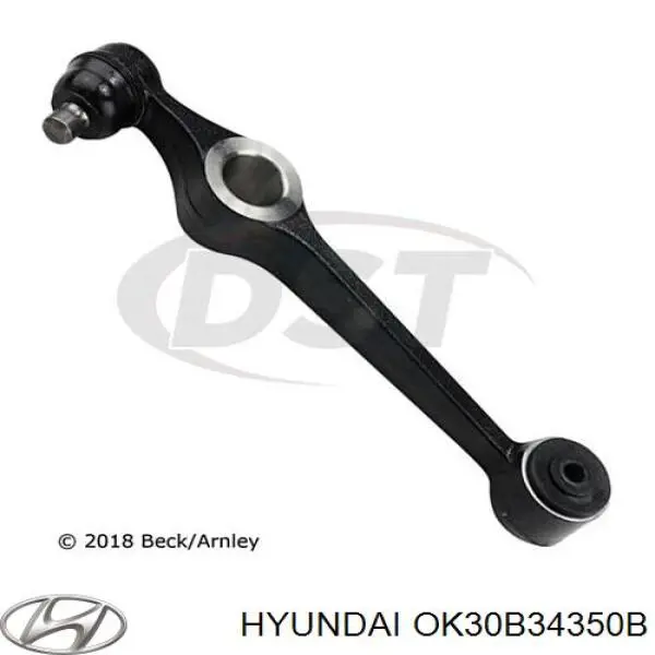 Рычаг передней подвески нижний левый OK30B34350B Hyundai/Kia