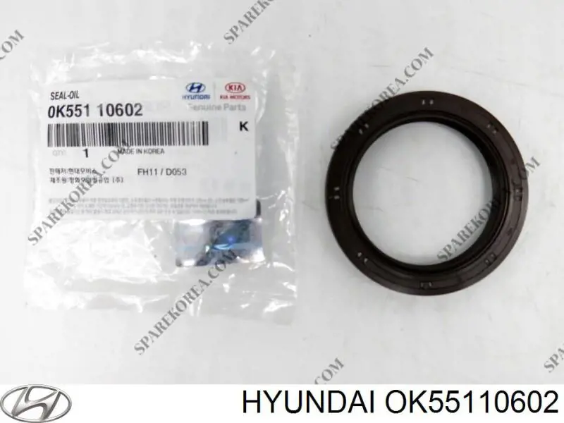 Сальник коленвала двигателя передний OK55110602 Hyundai/Kia