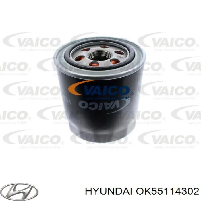 Масляный фильтр OK55114302 Hyundai/Kia