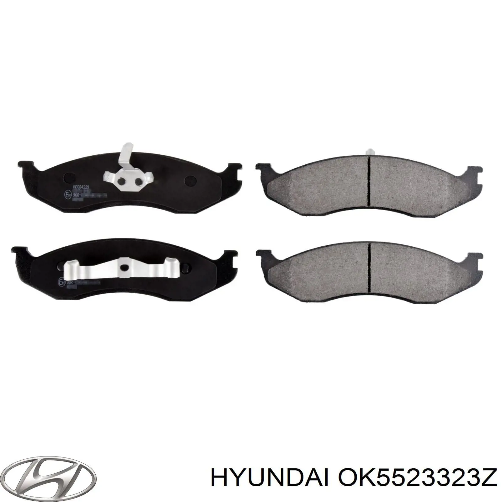 Передние тормозные колодки OK5523323Z Hyundai/Kia