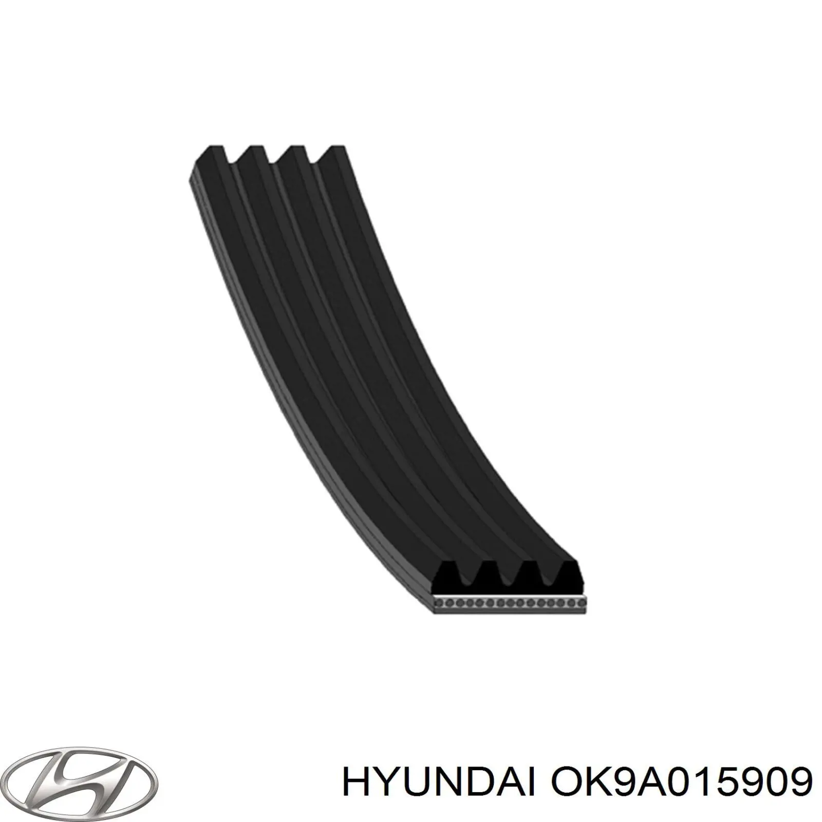 Ремень генератора OK9A015909 Hyundai/Kia