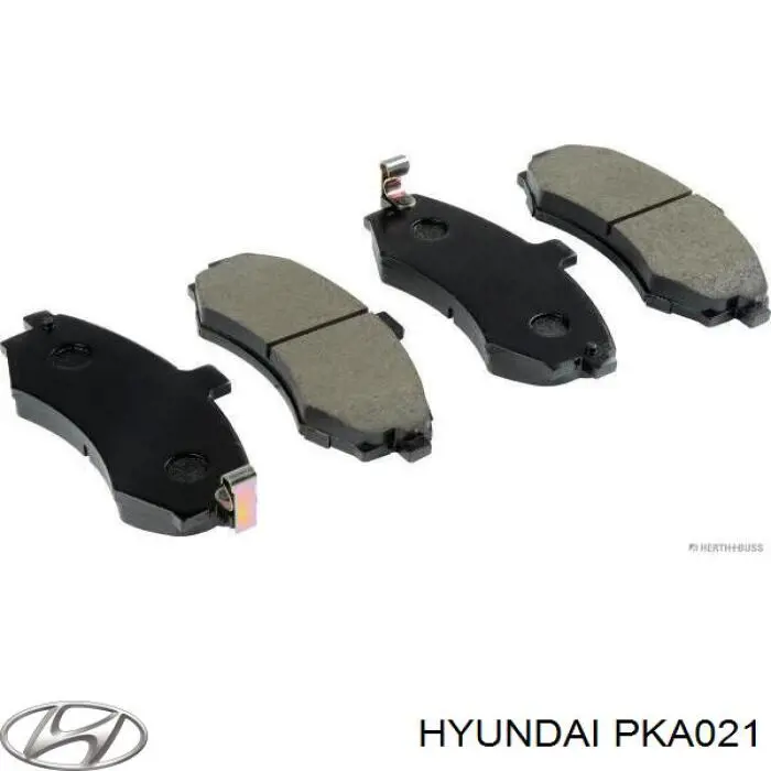 Передние тормозные колодки PKA021 Hyundai/Kia