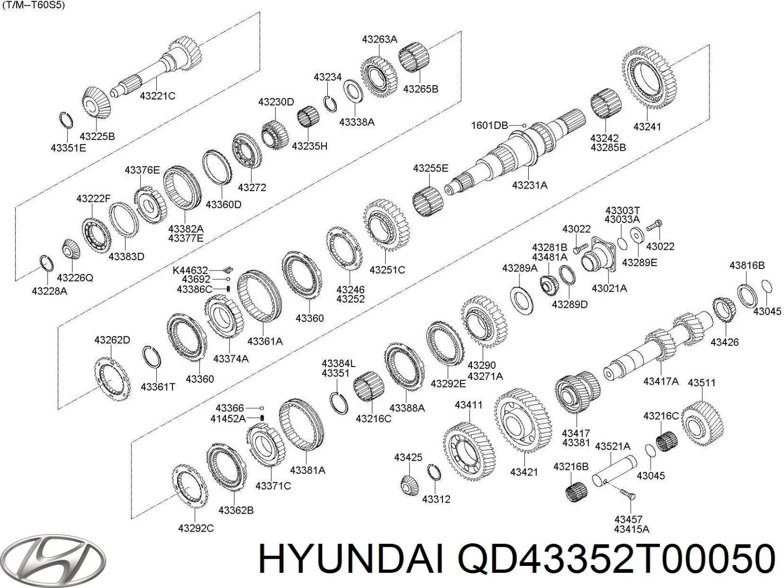 QD43352T00050 Hyundai/Kia 