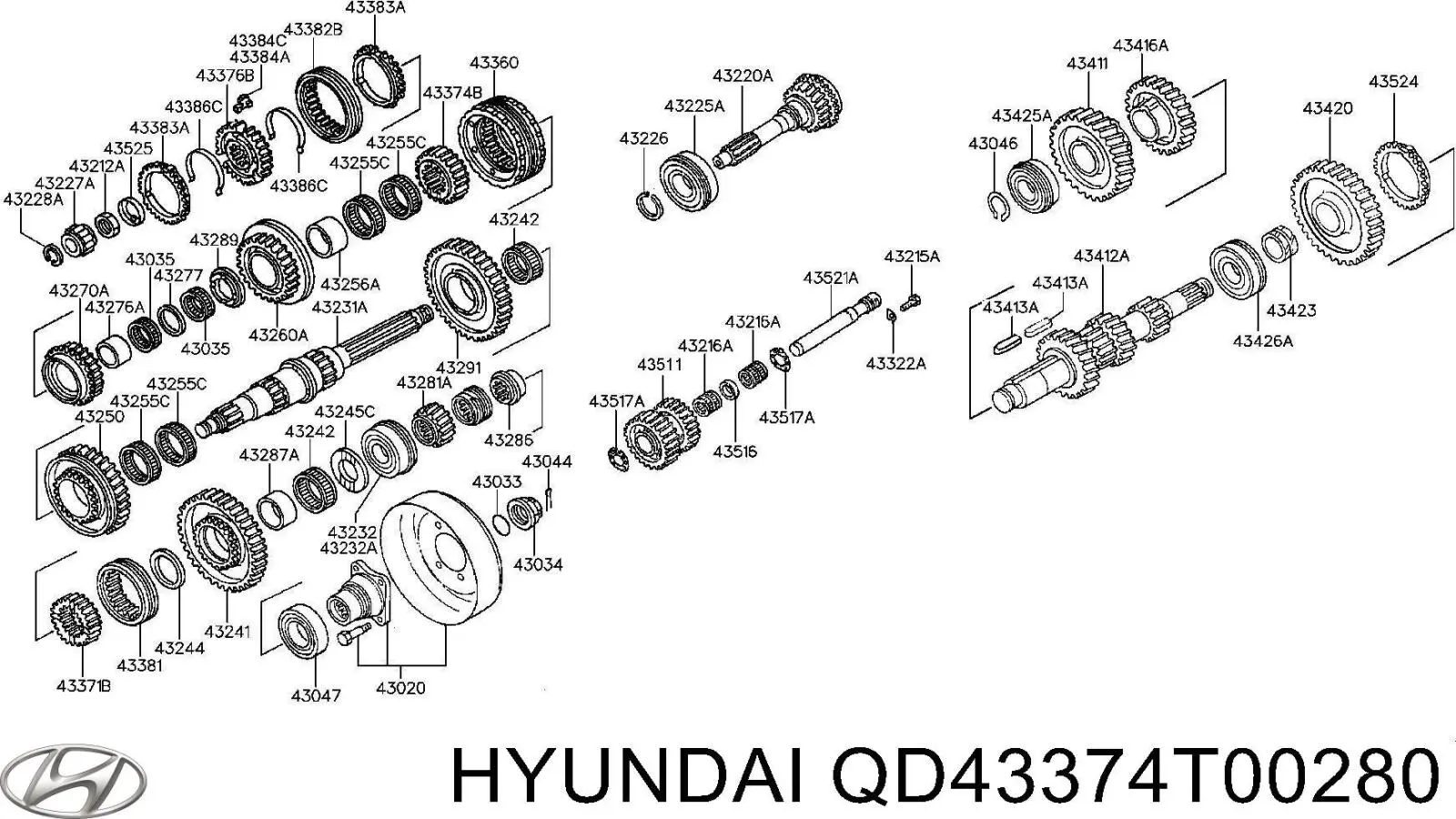 QD43374T00280 Hyundai/Kia 