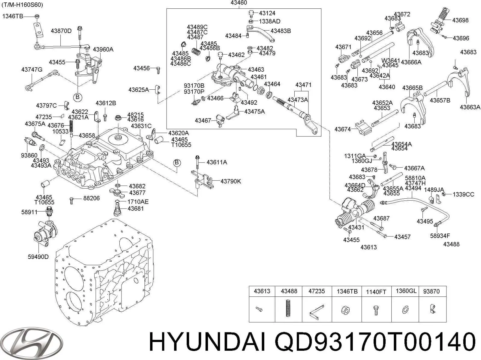  QD93170T00140 Hyundai/Kia