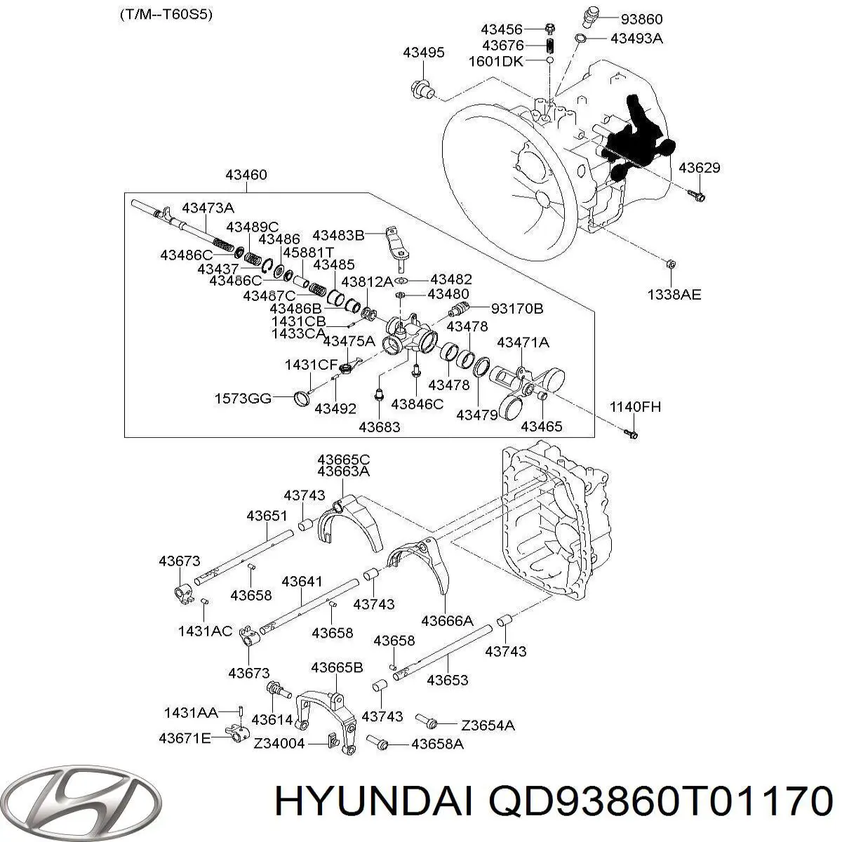 QD93860T01170 Hyundai/Kia 