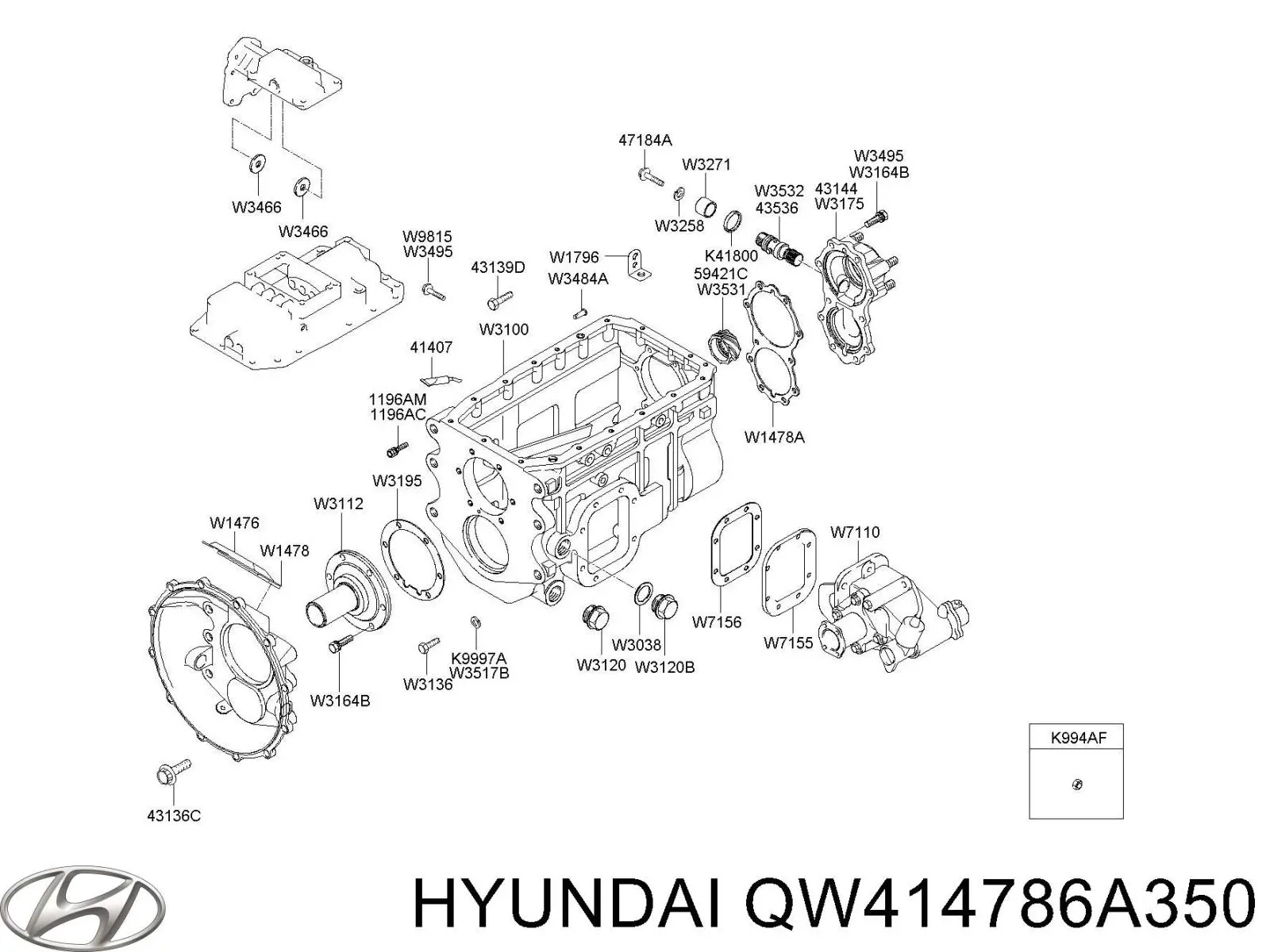  QW414786A350 Hyundai/Kia