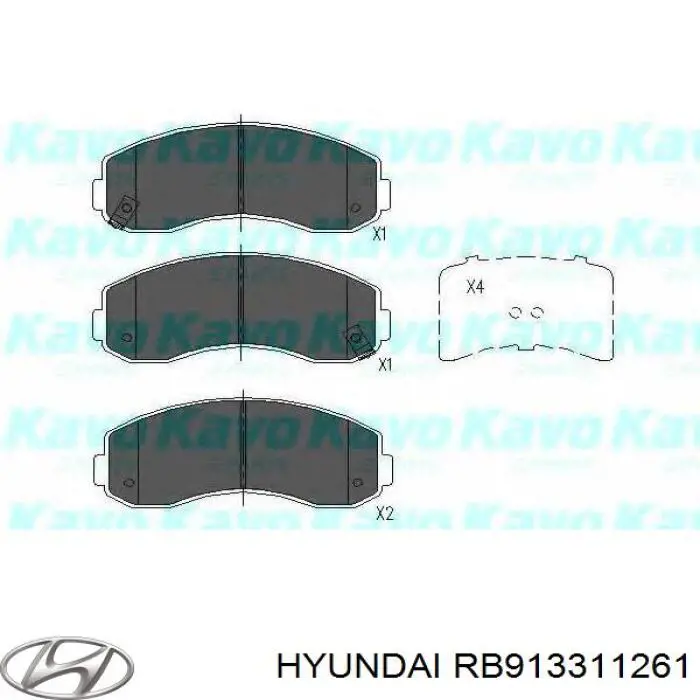 Колодки Hyundai/Kia RB913311261 цена, от 21.84 USD