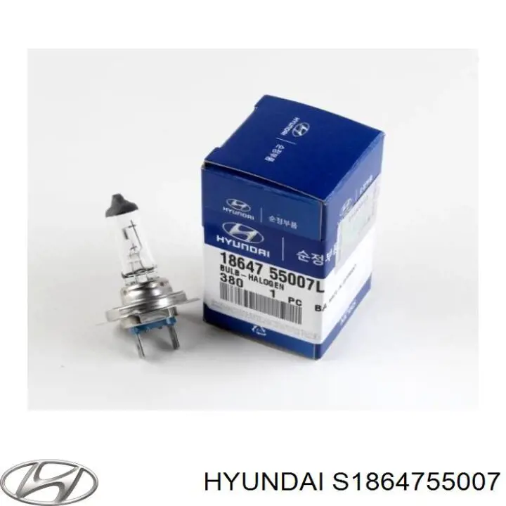 Галогенная автолампа Hyundai/Kia S1864755007
