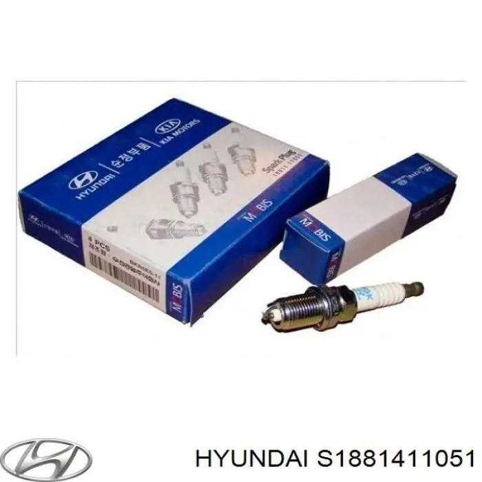 Свечи зажигания S1881411051 Hyundai/Kia