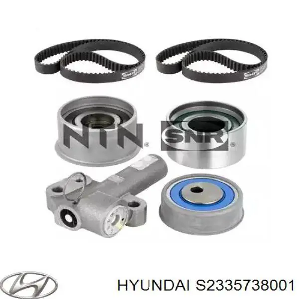 Ролик натяжителя балансировочного ремня S2335738001 Hyundai/Kia
