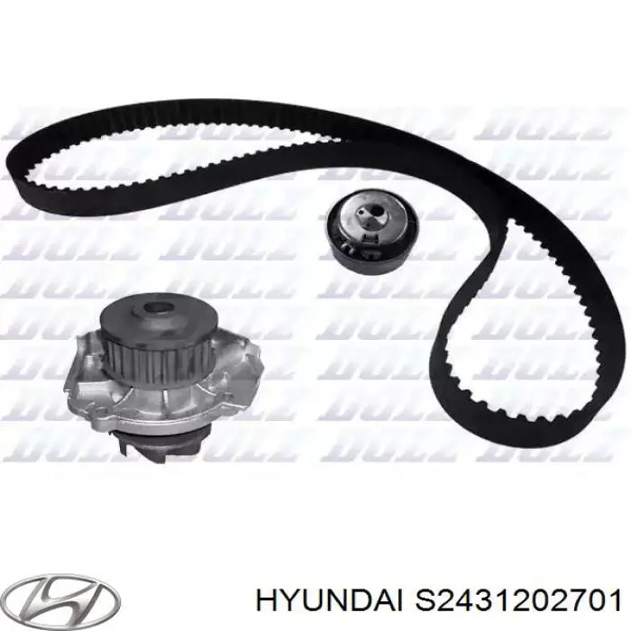 Зубчатый ремень Hyundai/Kia S2431202701 цена, от 11.83 USD