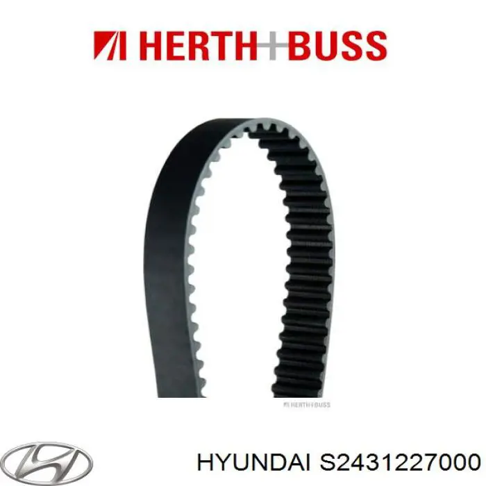 Ремень ГРМ S2431227000 Hyundai/Kia