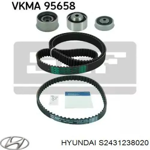 Ремень ГРМ S2431238020 Hyundai/Kia