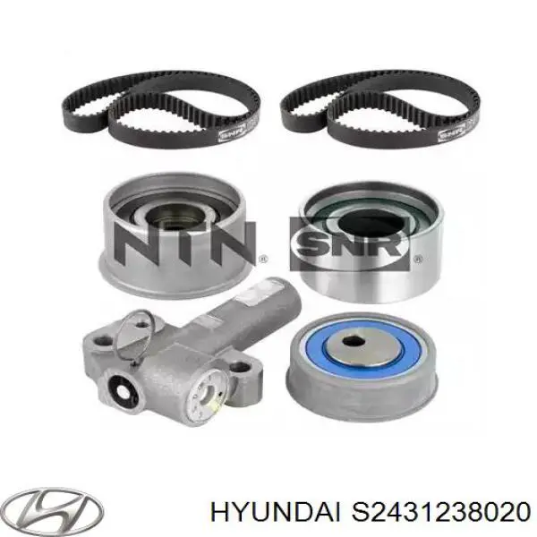 Зубчатый ремень Hyundai/Kia S2431238020 цена, от 21.84 USD