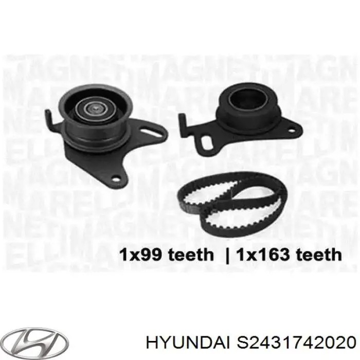 Ролик ГРМ S2431742020 Hyundai/Kia