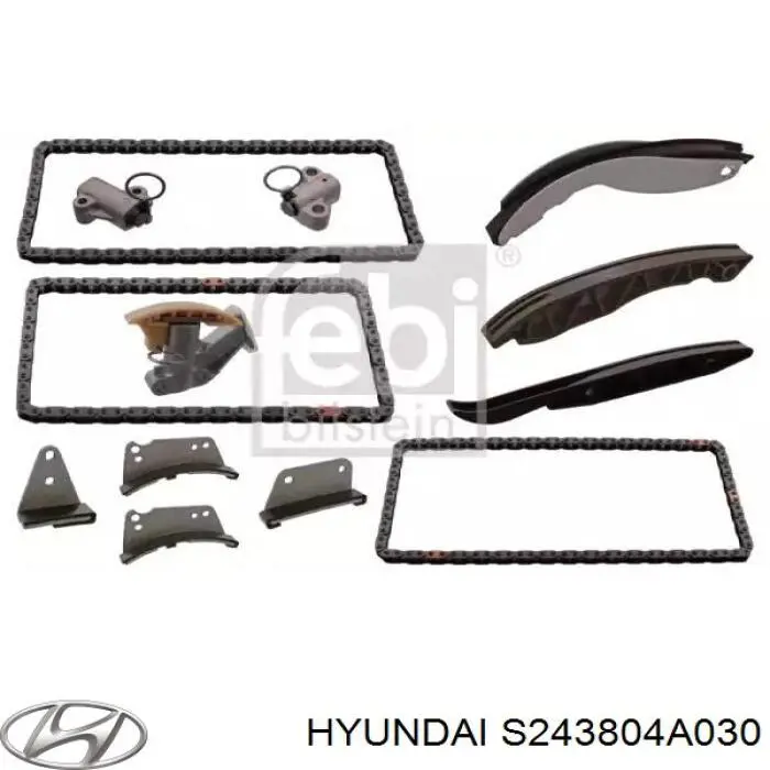 Натяжитель цепи ГРМ Hyundai/Kia S243804A030 цена, от 31.08 USD