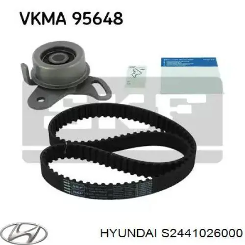 Ролик натяжителя ремня ГРМ Hyundai/Kia S2441026000