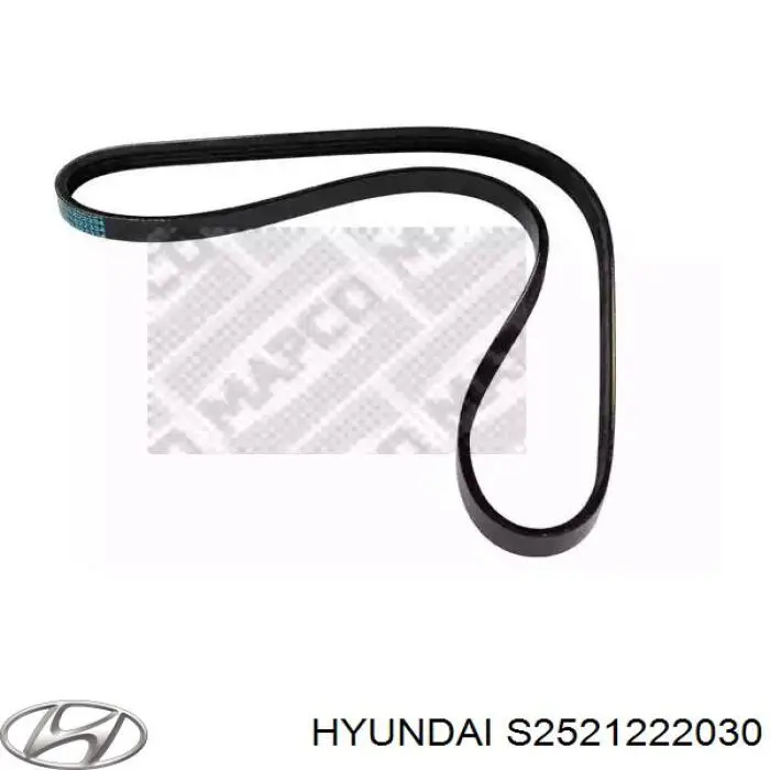 Клиновый ремень Hyundai/Kia S2521222030 цена, от 6.31 USD