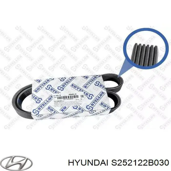 S252122B030 Hyundai/Kia ремень генератора