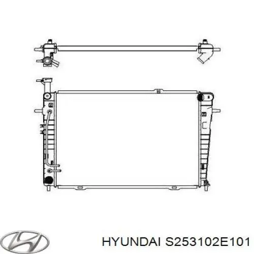 S253102E101 Hyundai/Kia радиатор