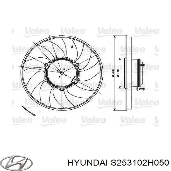 Радиатор S253102H050 Hyundai/Kia
