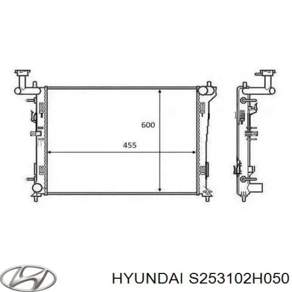 S253102H050 Hyundai/Kia радиатор
