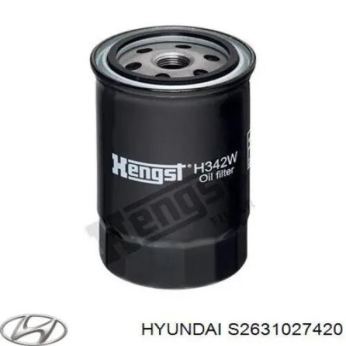 S2631027420 Hyundai/Kia масляный фильтр
