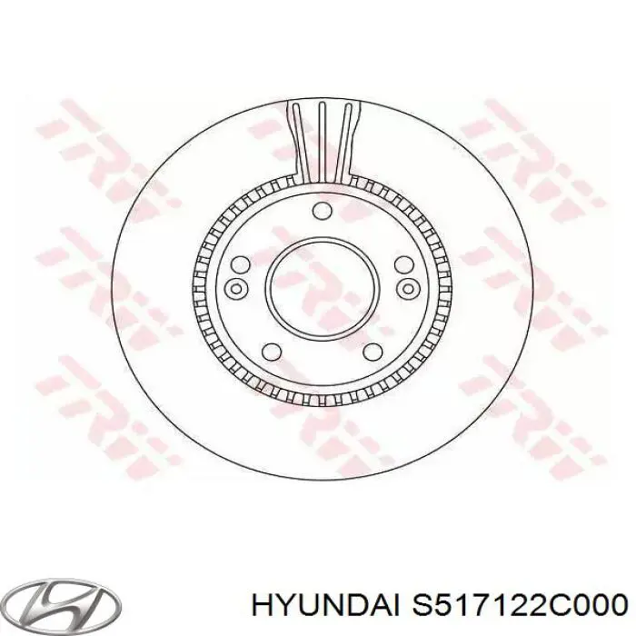Купить S517122C000 Hyundai/Kia Ротор тормозной