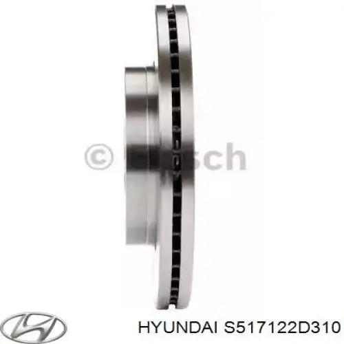 Купить S517122D310 Hyundai/Kia Ротор тормозной