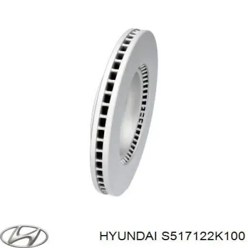 Передние тормозные диски S517122K100 Hyundai/Kia