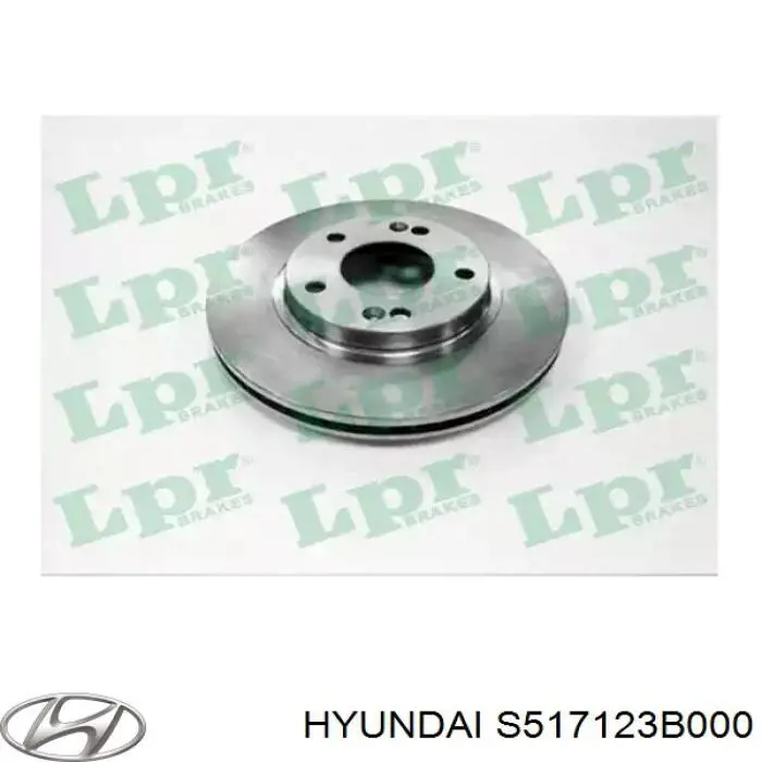 S517123B000 Hyundai/Kia диск тормозной передний