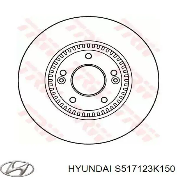Купить S517123K150 Hyundai/Kia Ротор тормозной