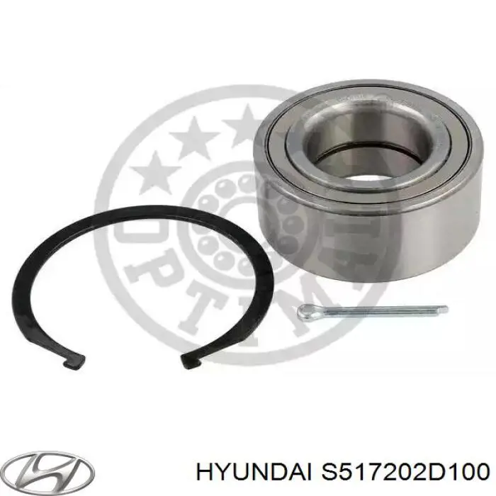 Купить S517202D100 Hyundai/Kia Подшипник передней ступицы