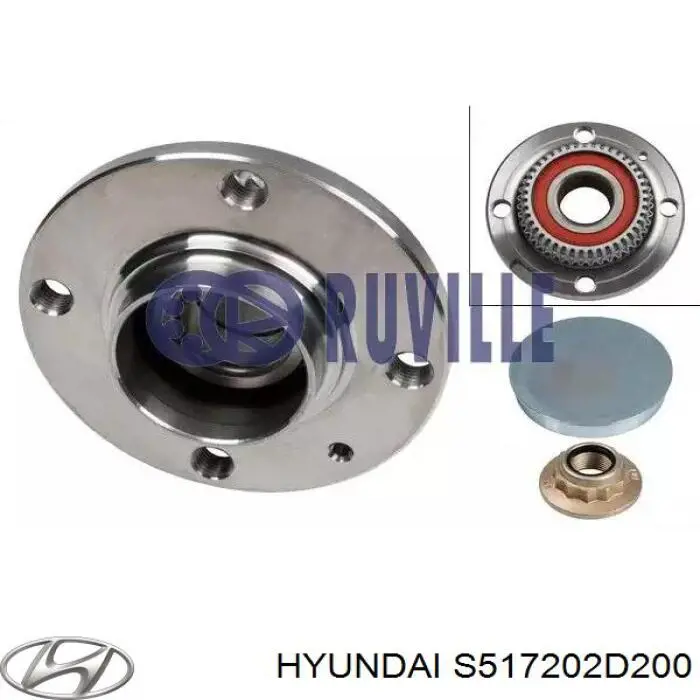 Ступичный подшипник передний Hyundai/Kia S517202D200