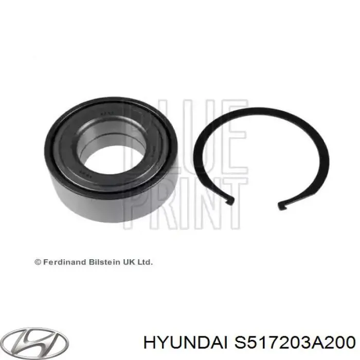 Комплект подшипника ступицы колеса Hyundai/Kia S517203A200 цена, от 35.73 USD