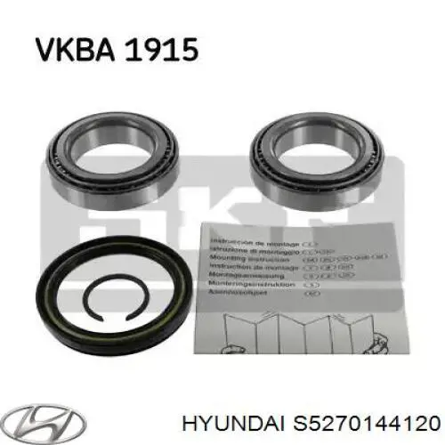 Подшипник ступицы передней внутренний Hyundai/Kia S5270144120