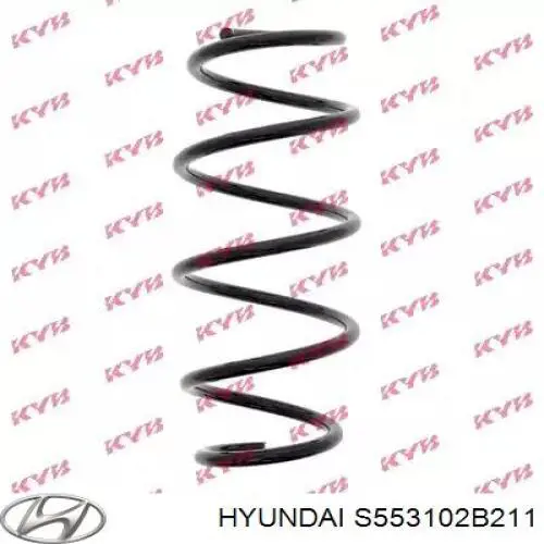Задний амортизатор Hyundai/Kia S553102B211