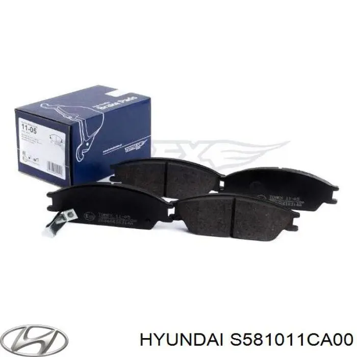 Купить S581011CA00 Hyundai/Kia Колодки тормозные