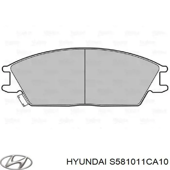 S581011CA10 Hyundai/Kia Колодки передние