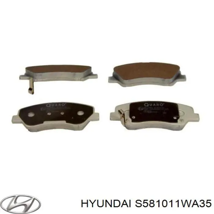 Колодки Hyundai/Kia S581011WA35 цена, от 23.05 USD