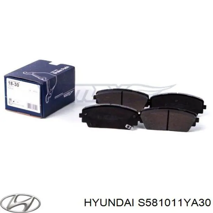 Купить S581011YA30 Hyundai/Kia Колодки тормозные