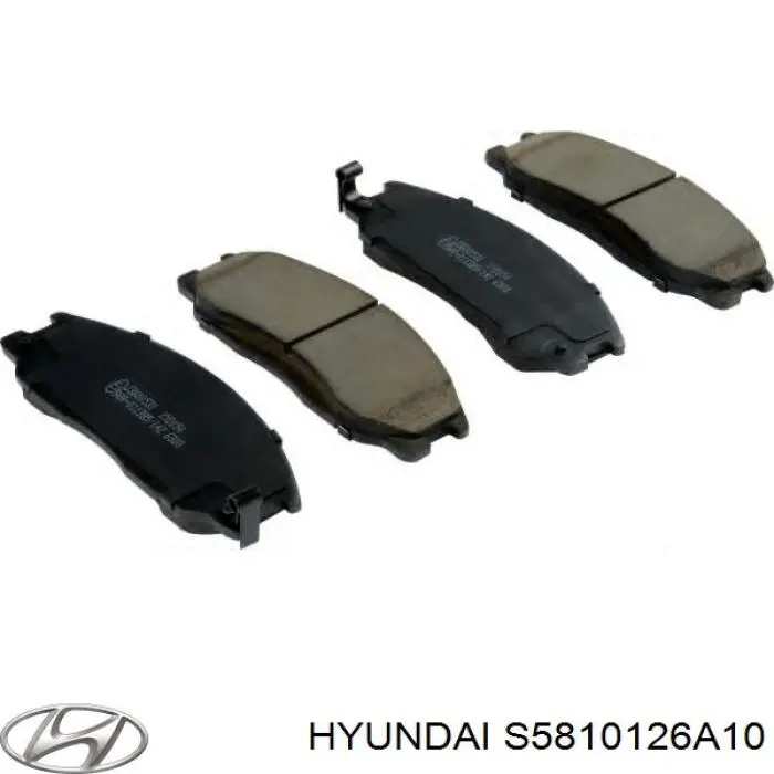 Передние тормозные колодки S5810126A10 Hyundai/Kia