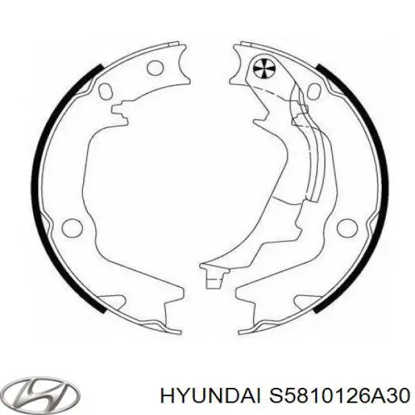 Тормозные колодки Hyundai/Kia S5810126A30