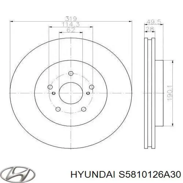 Колодки Hyundai/Kia S5810126A30 цена, от 20.58 USD