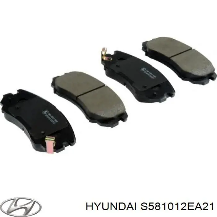 S581012EA21 Hyundai/Kia передние тормозные колодки