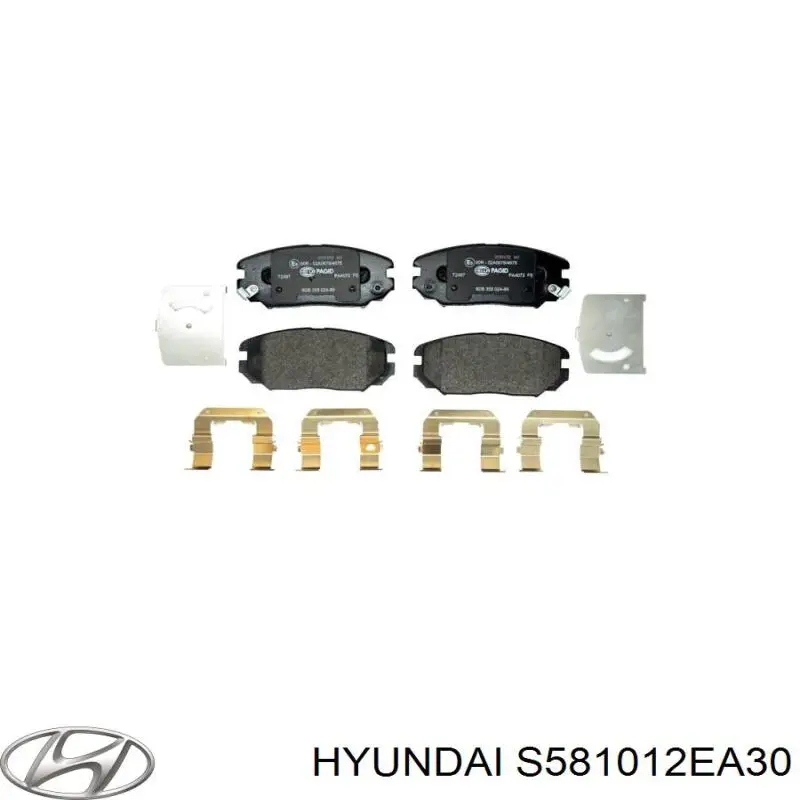 Колодки Hyundai/Kia S581012EA30 цена, от 20.27 USD