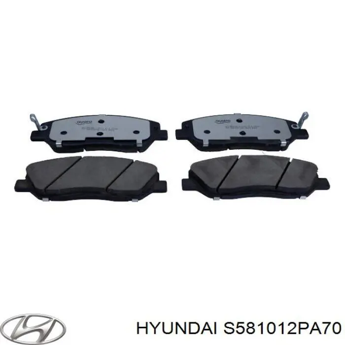 Купить S581012PA70 Hyundai/Kia Колодки тормозные