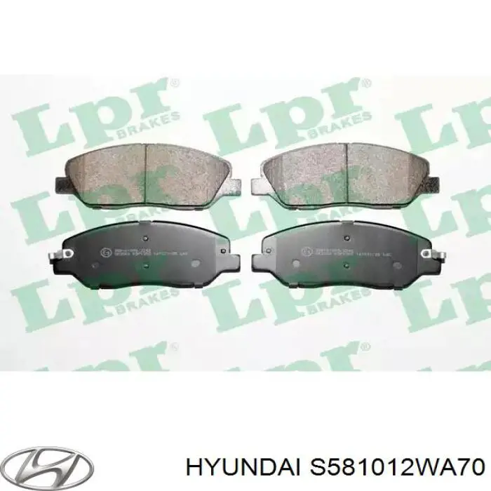 Колодки Hyundai/Kia S581012WA70 цена, от 21.52 USD